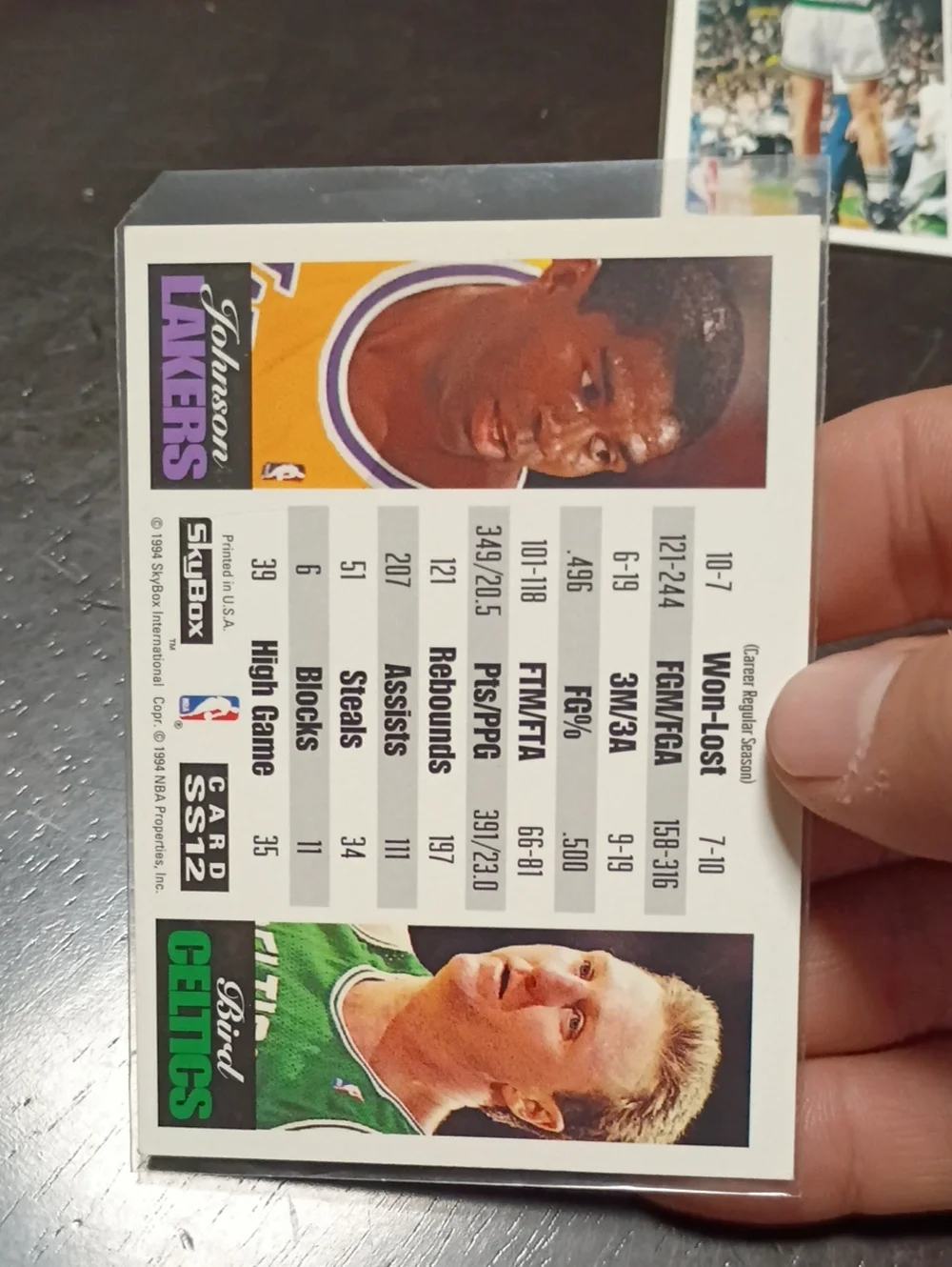 Larry bird Bundle Of 6 Sports Cards Fleer Skybox Upper Deck NBA Hoops All Star